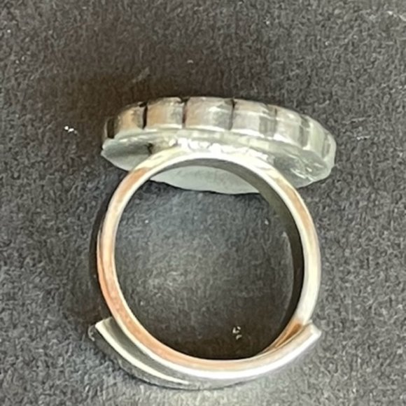 Mid-Century JORGEN JENSEN #253 PEWTER RING (Denmark) 1970’s MCM Scandinavian - Picture 10 of 11